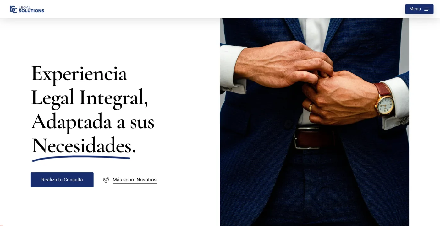 Portada del sitio web LSC Holding